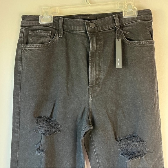 J Brand Jules Undercover Destruct Black Raw Hem Ankle Jeans - Picture 10 of 11